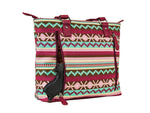 Vism Concealed Carry Printed Tote Bag Burgundy