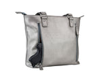 Vism Concealed Carry Quilted Tote Bag Urban Gray