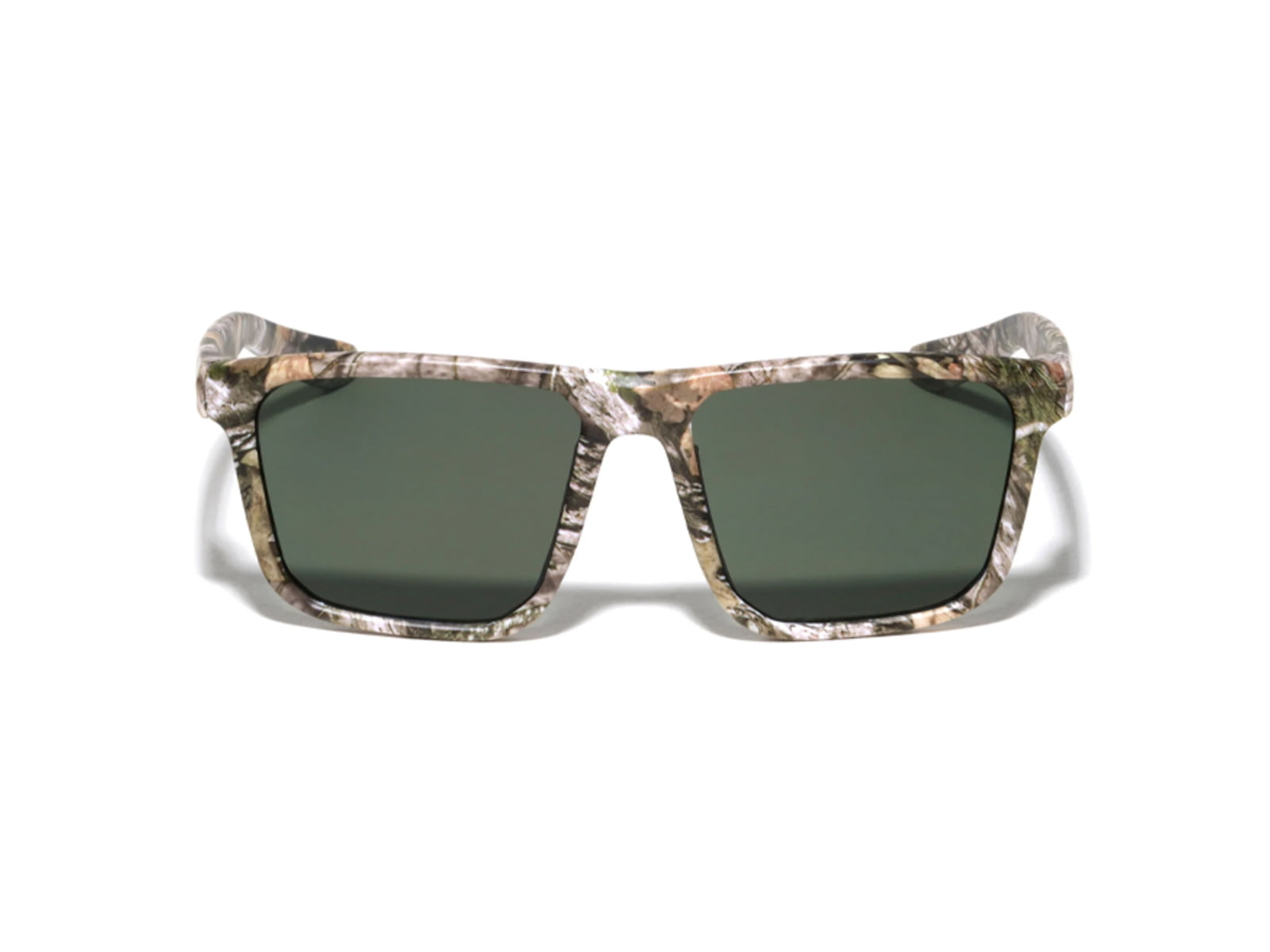 VISM Flat Top Classic Square Sunglasses Camo Frame Black Lens Camo VBP0179