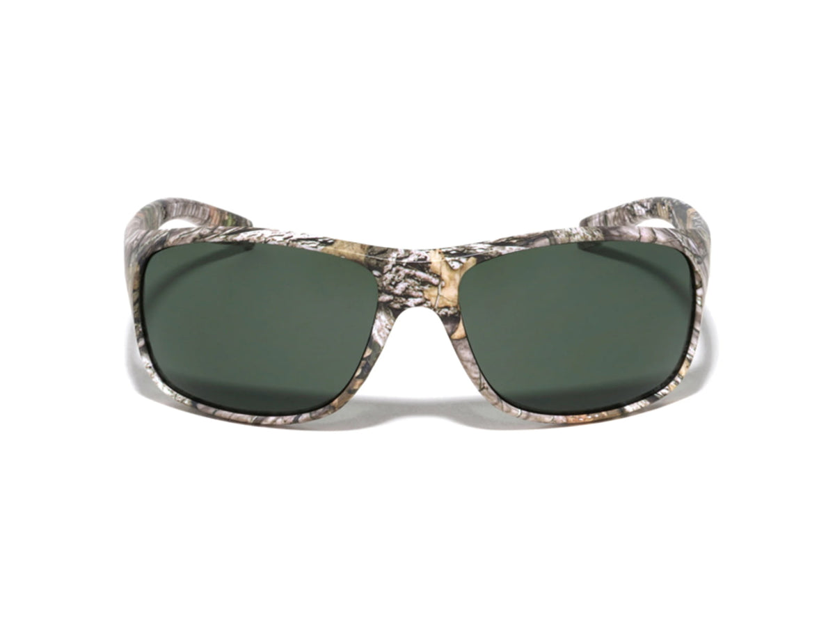 VISM Grip Temple Square Sunglasses Camo Frame Black Lens Camo VBP0170