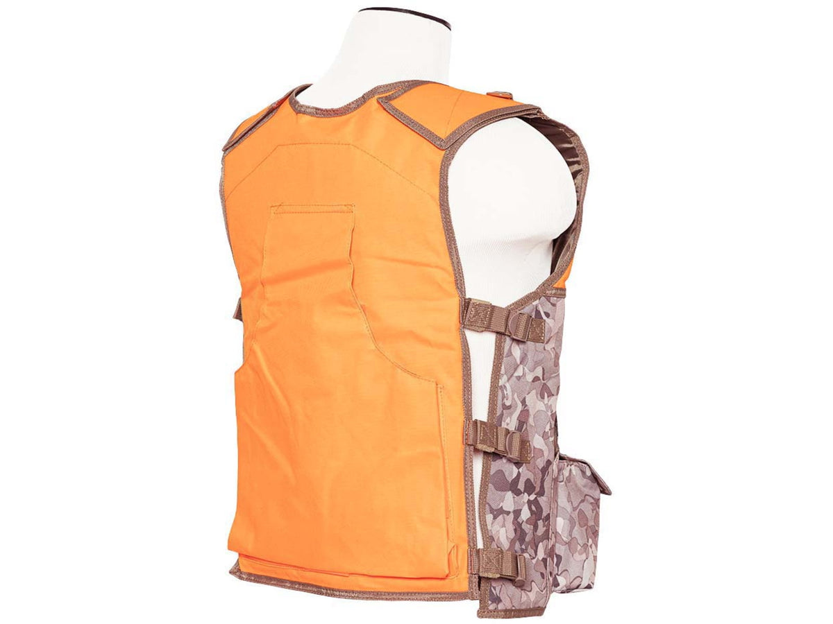 VISM Hunting Vest Blaze Orange & Ncstar Tan Camo CHV2942NC