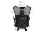 VISM Lightweight Mesh Tactical Vest Black CMTV2951B