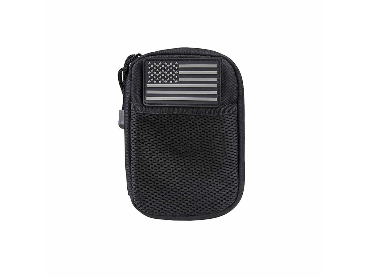 Vism Molle Utility Pouch With U.S. Patch Black