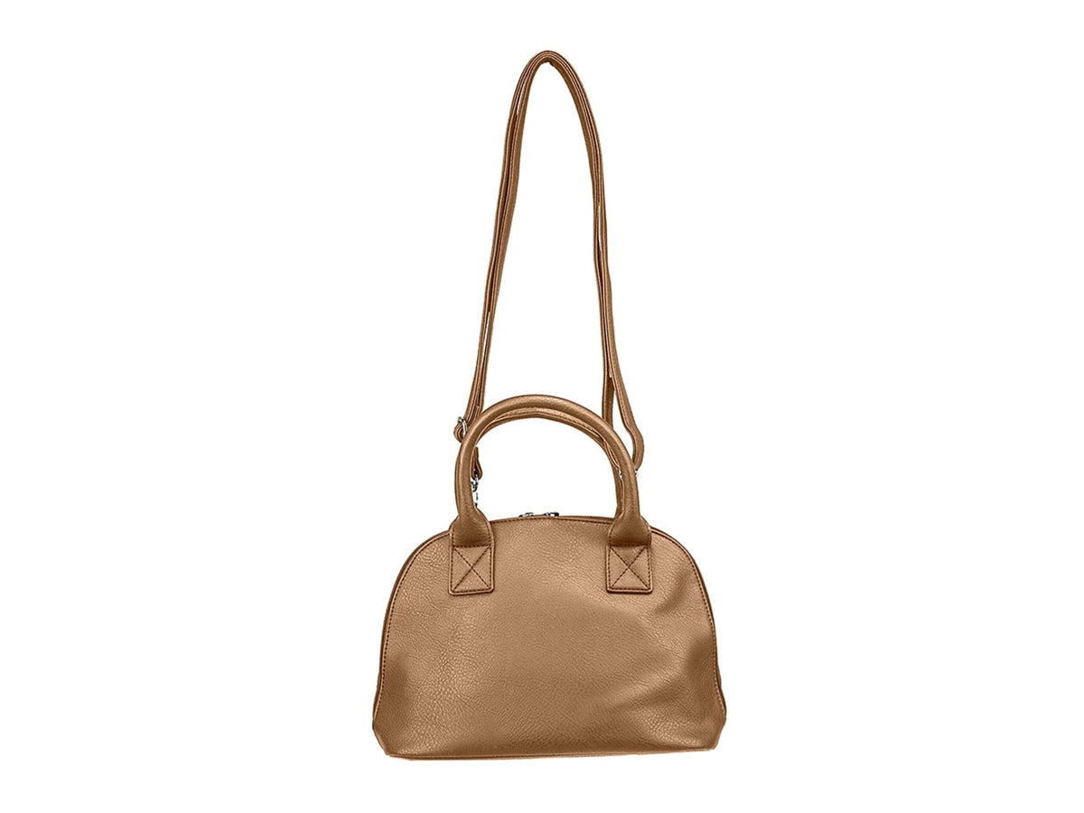 Vism Small Dome Crossbody Bag Brown