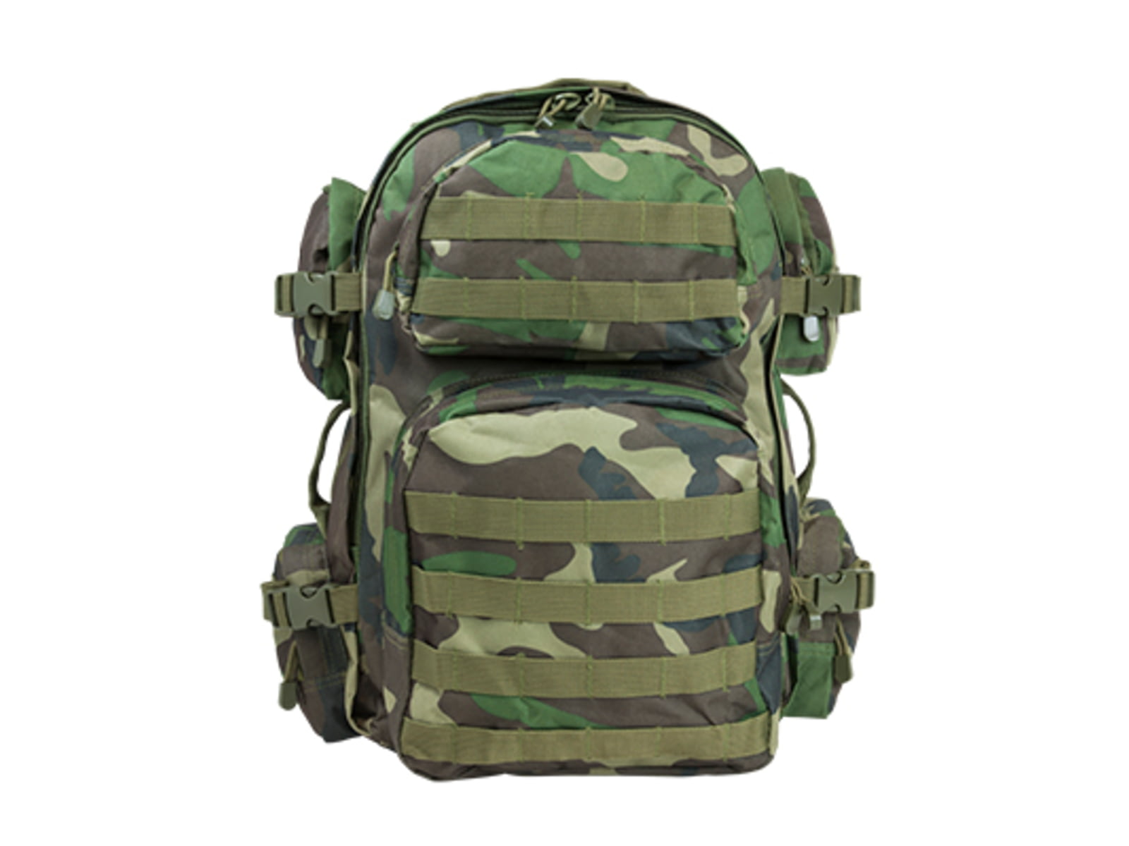 VISM Tactical Backpack - Woodland Camo WOODLAND CAMO CBWC2911