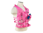 VISM Tactical Vest Hydration System Compatible Pink Camo XS-S CTVC2916PC