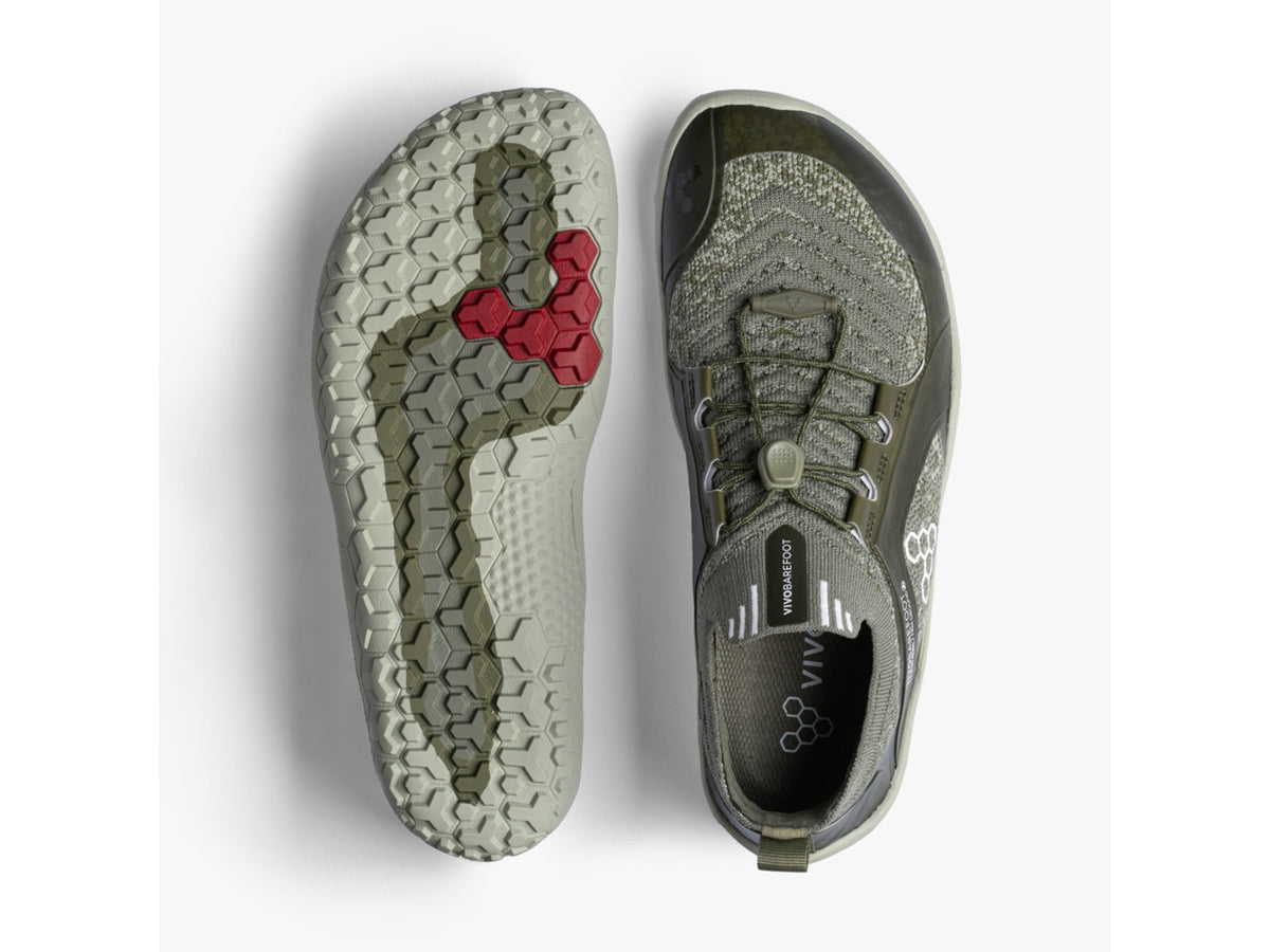Vivobarefoot Primus Trail Knit FG Shoes - Men's Artic Wolf