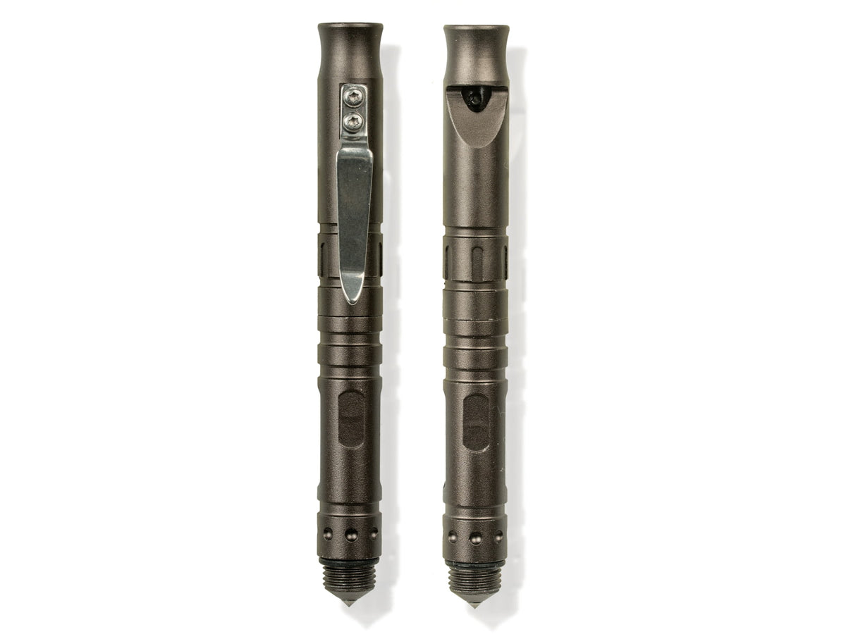 Voodoo Tactical The Grunt Compact Whistle Glass Breaker Pen Gray 07-1231014000