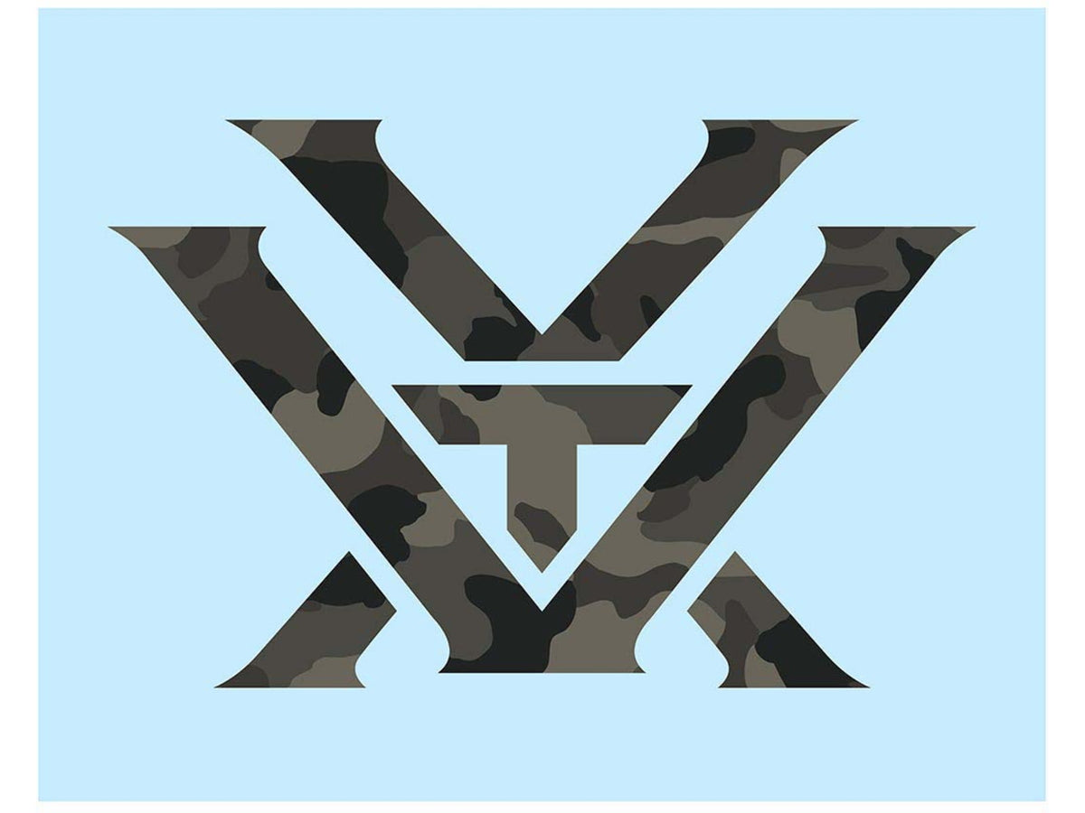 Vortex Camo Logo Decal Green Camo