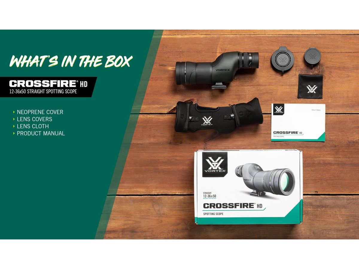Vortex Crossfire HD 12-36x50 Spotting Scope