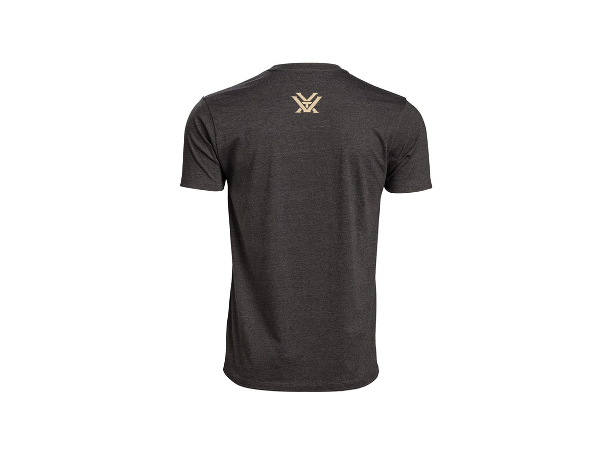 Vortex Full Tine Short Sleeve T-Shirts - Men's Charcoal Heather 3XL