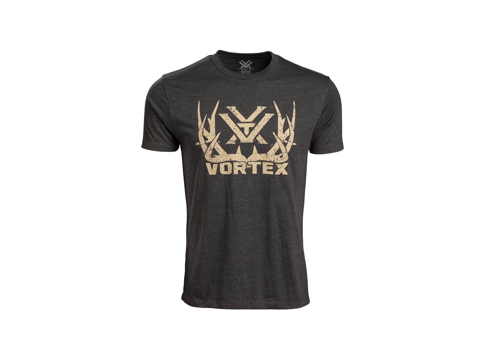Vortex Full Tine Short Sleeve T-Shirts - Men's Charcoal Heather 3XL