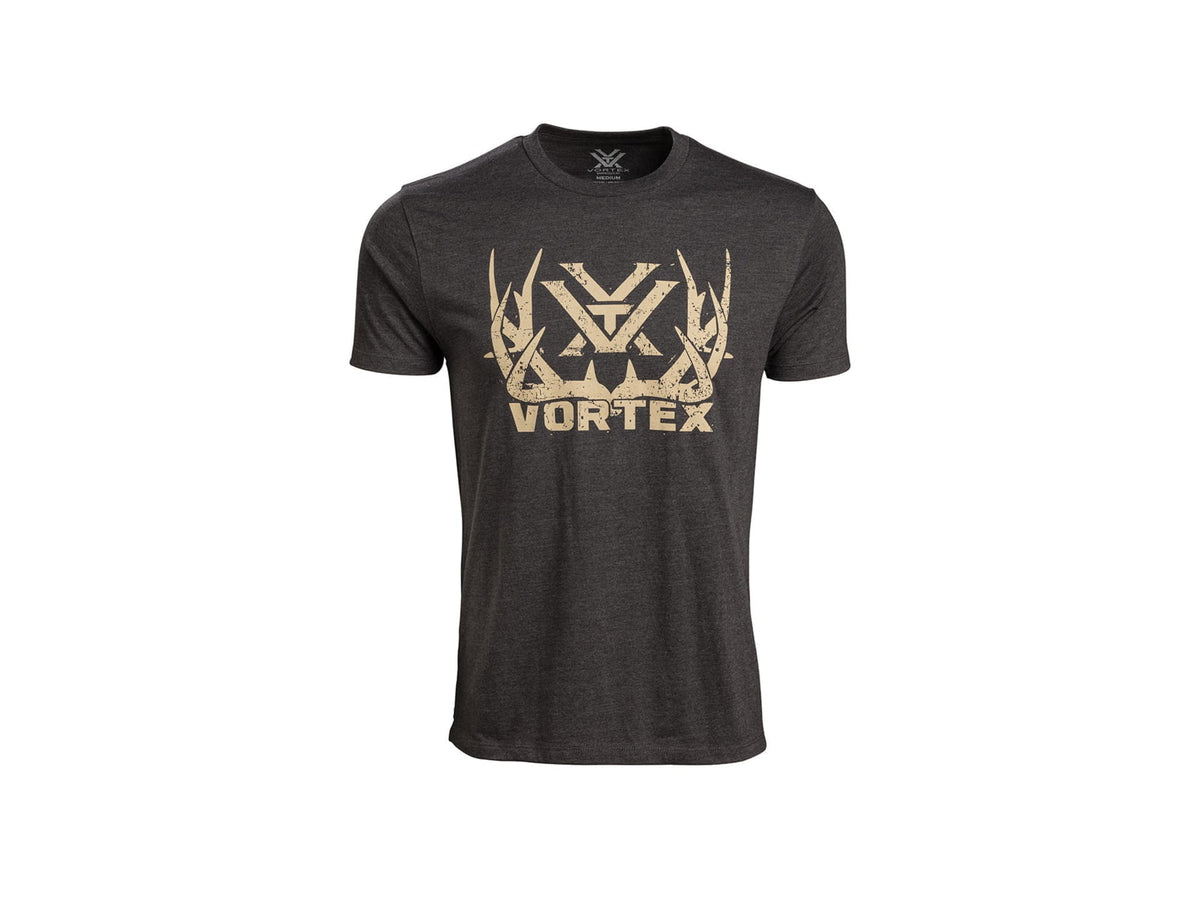 Vortex Full Tine Short Sleeve T-Shirts - Men's Charcoal Heather 3XL