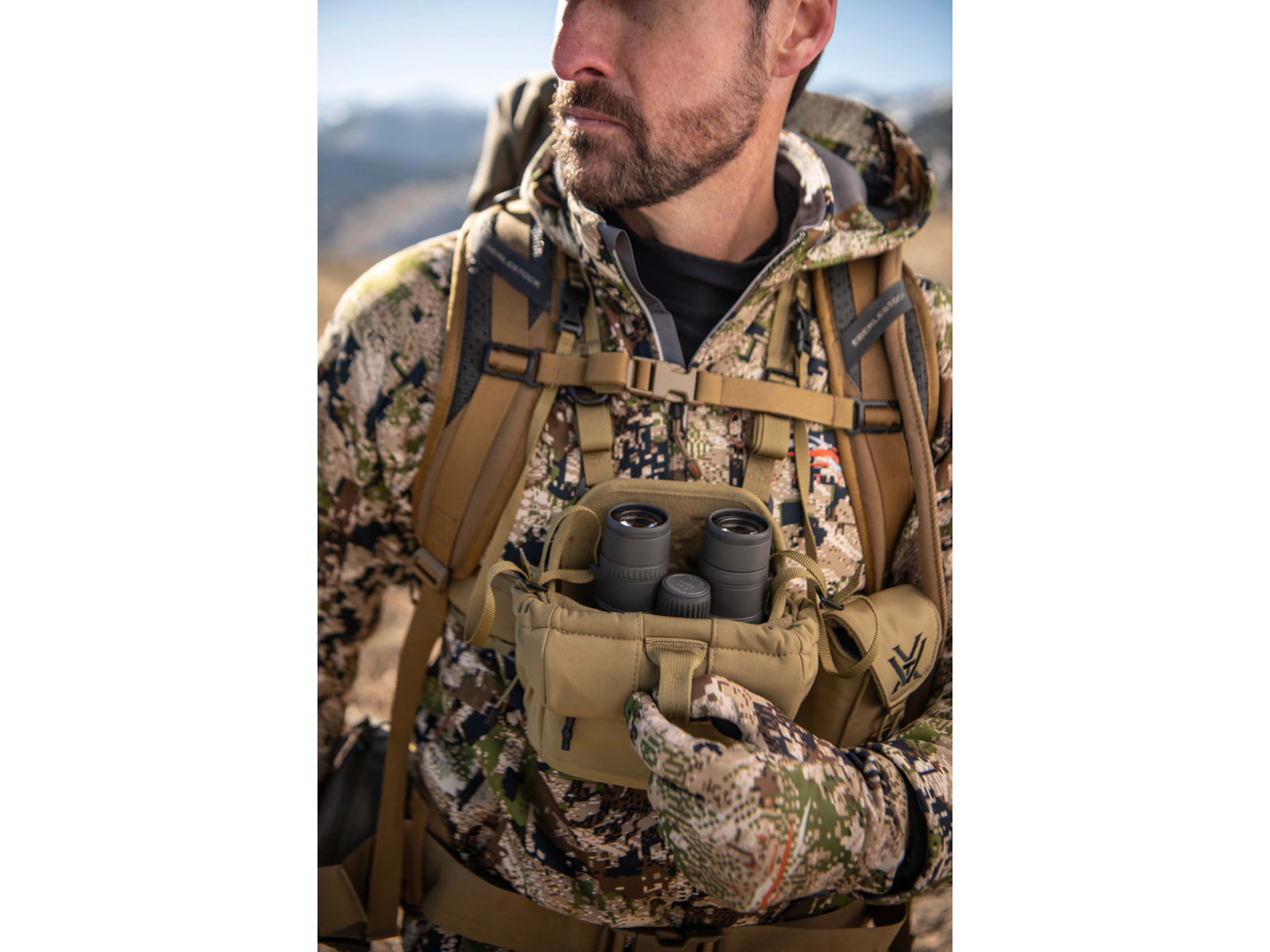 Vortex GlassPak Pro Binocular Harness Tan