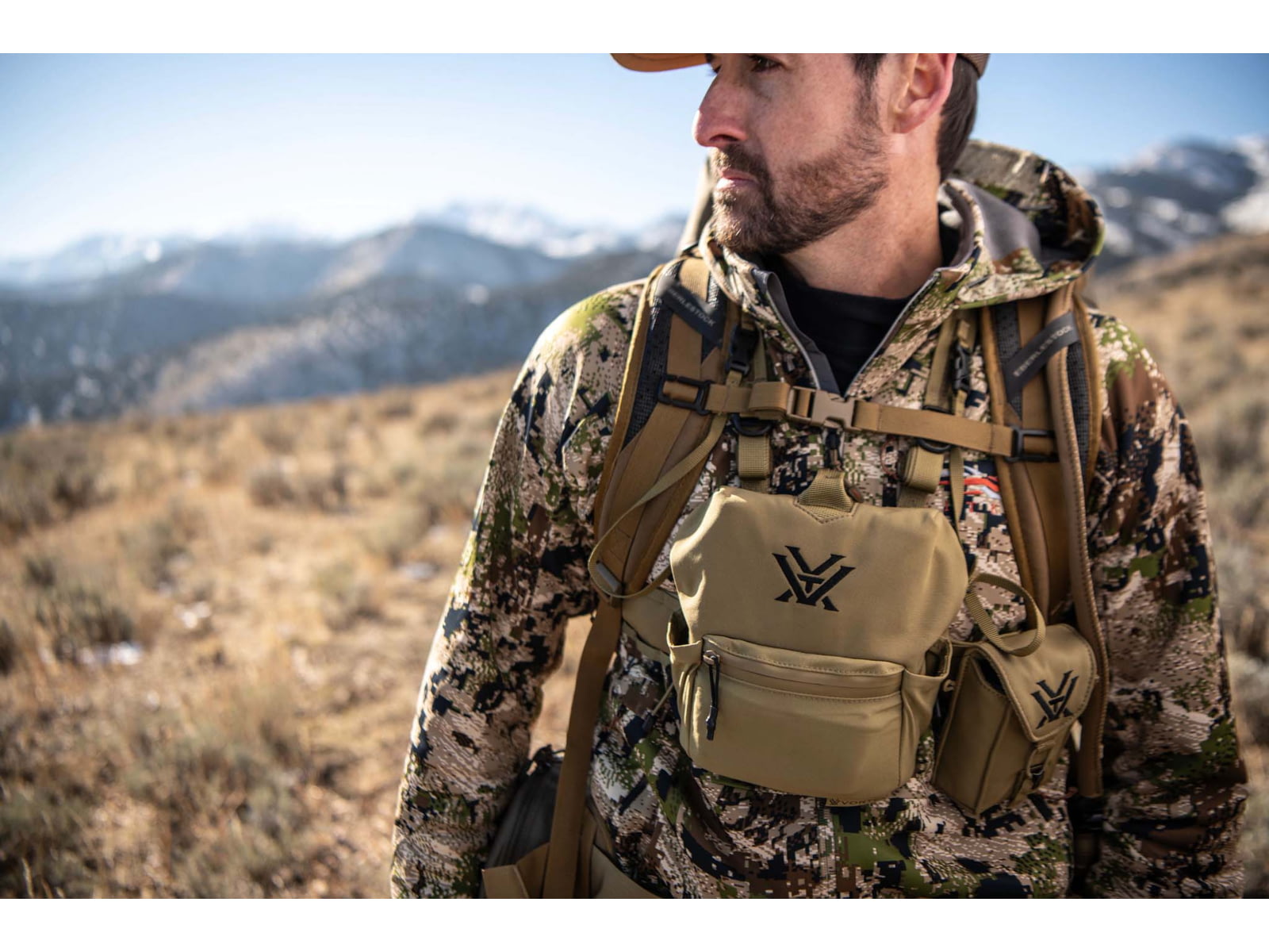Vortex GlassPak Pro Binocular Harness Tan