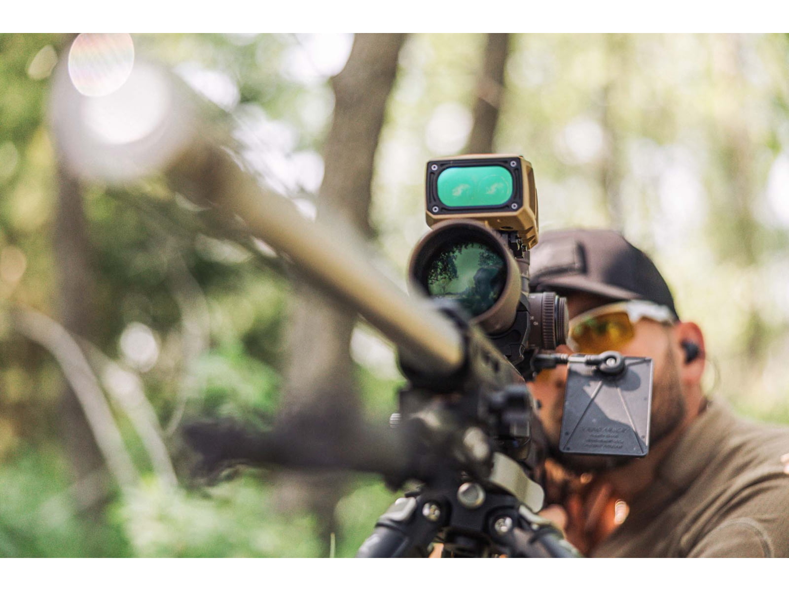 Vortex Impact 4000 Ballistic Rail-Mounted Laser Rangefinder Tan 15.25x11.75x14.75 Tan 4.6in 16oz
