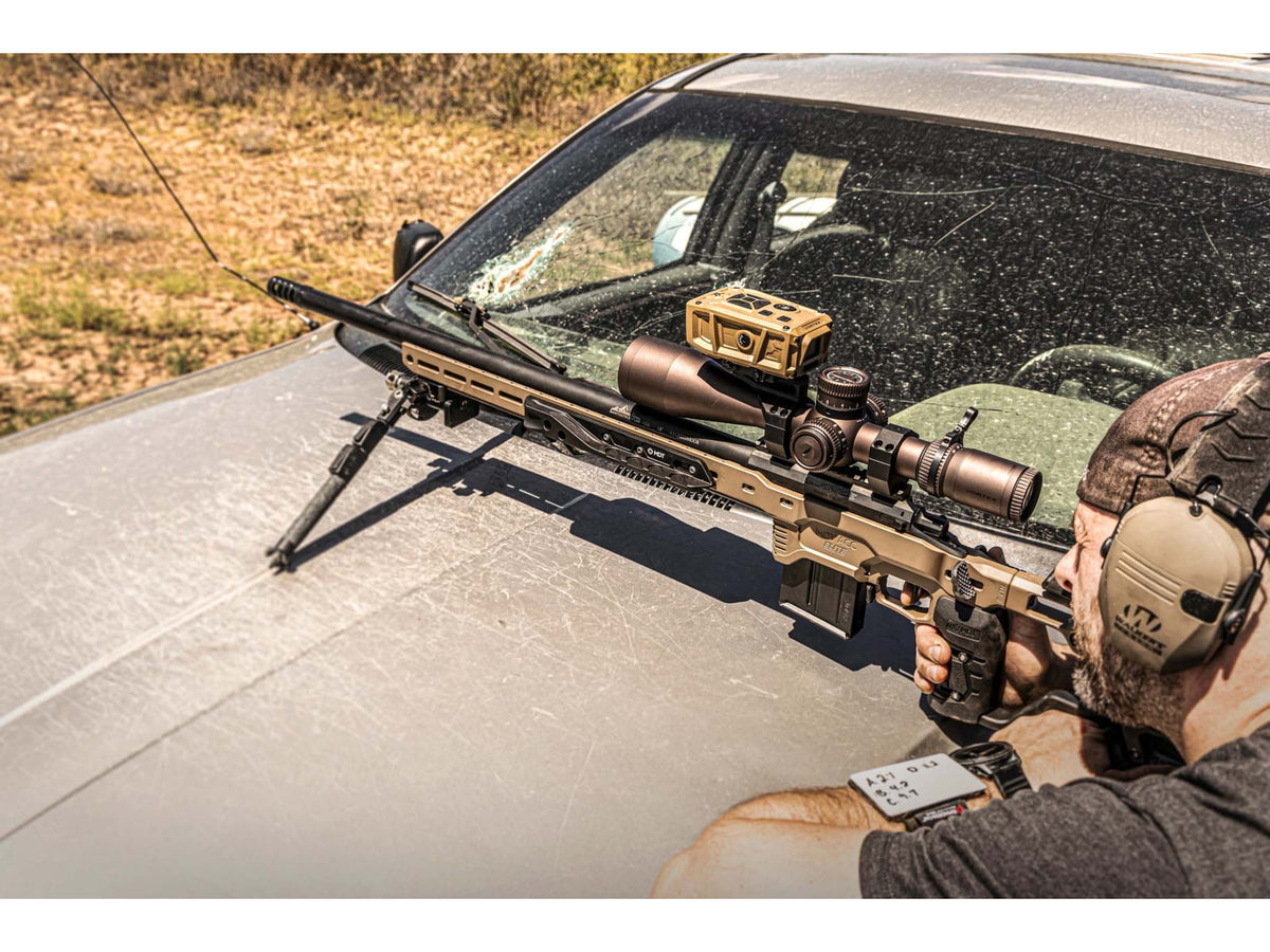 Vortex Impact 4000 Ballistic Rail-Mounted Laser Rangefinder Tan 15.25x11.75x14.75 Tan 4.6in 16oz