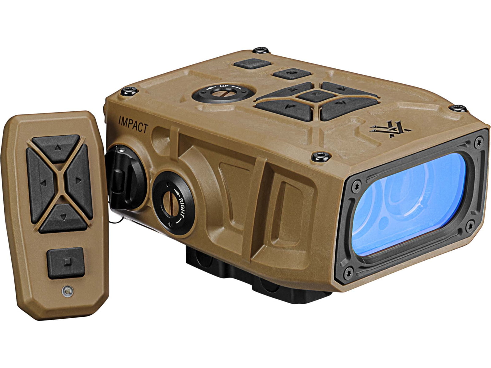Vortex Impact 4000 Ballistic Rail-Mounted Laser Rangefinder Tan 15.25x11.75x14.75 Tan 4.6in 16oz