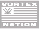 Vortex Nation Horizontal Flag Decal White DECAL-VNFLAG