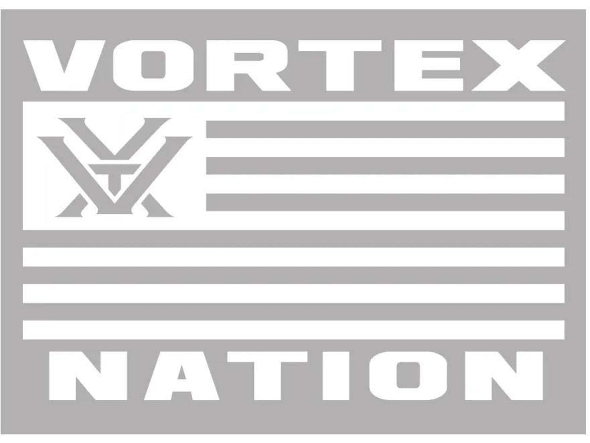Vortex Nation Horizontal Flag Decal White DECAL-VNFLAG
