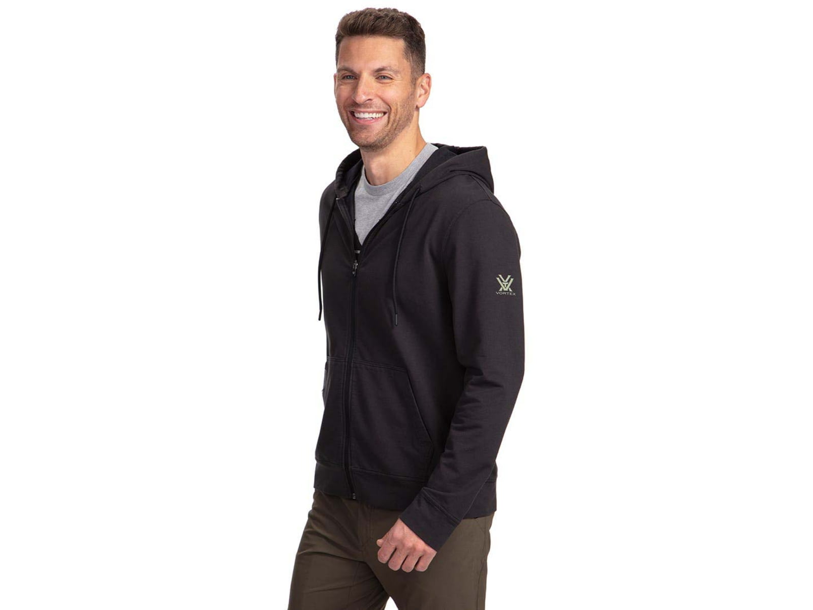 Vortex Northern Shift LS Hoodie - Men's Large Black
