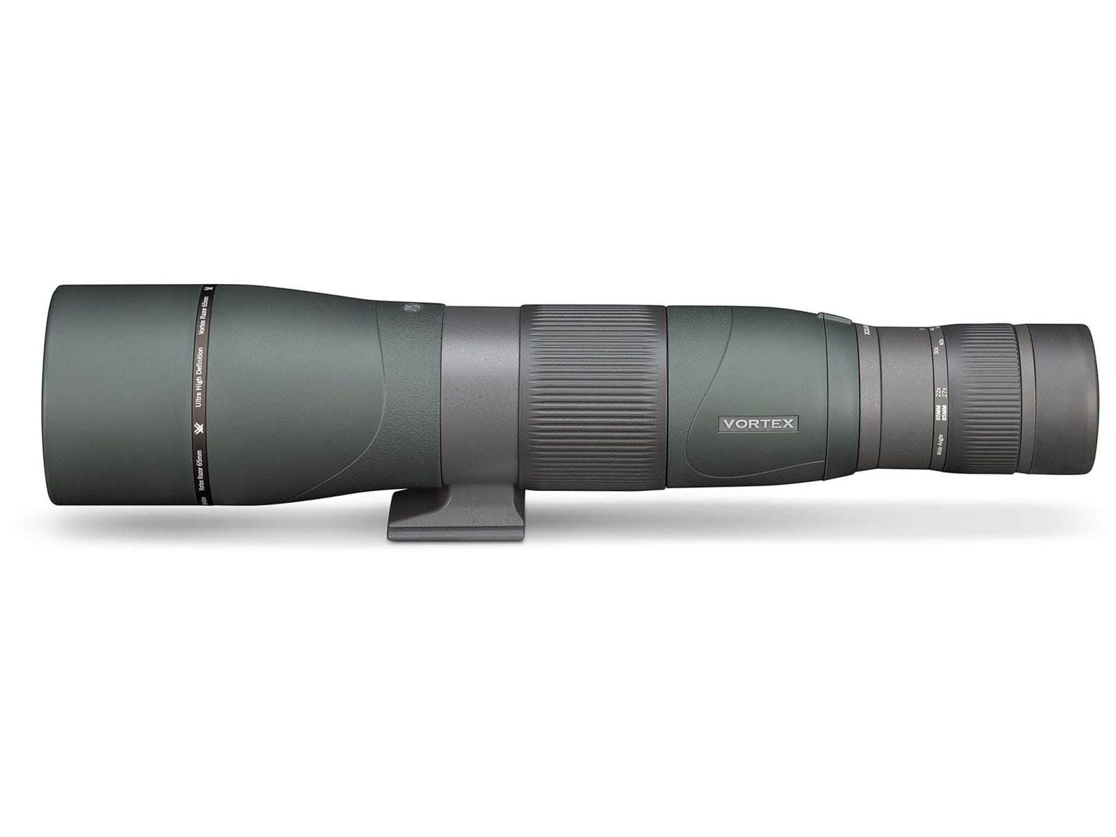 Vortex Razor HD 22-48x65 Spotting Scope Angled 65mm Mid-Size Green 14.8in 56.8oz