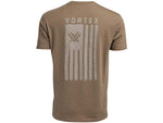 Vortex Salute Short Sleeve T-Shirts - Men's Coyote Heather 3XL