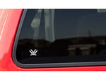 Vortex Small Vinyl Decal White DECAL-SM
