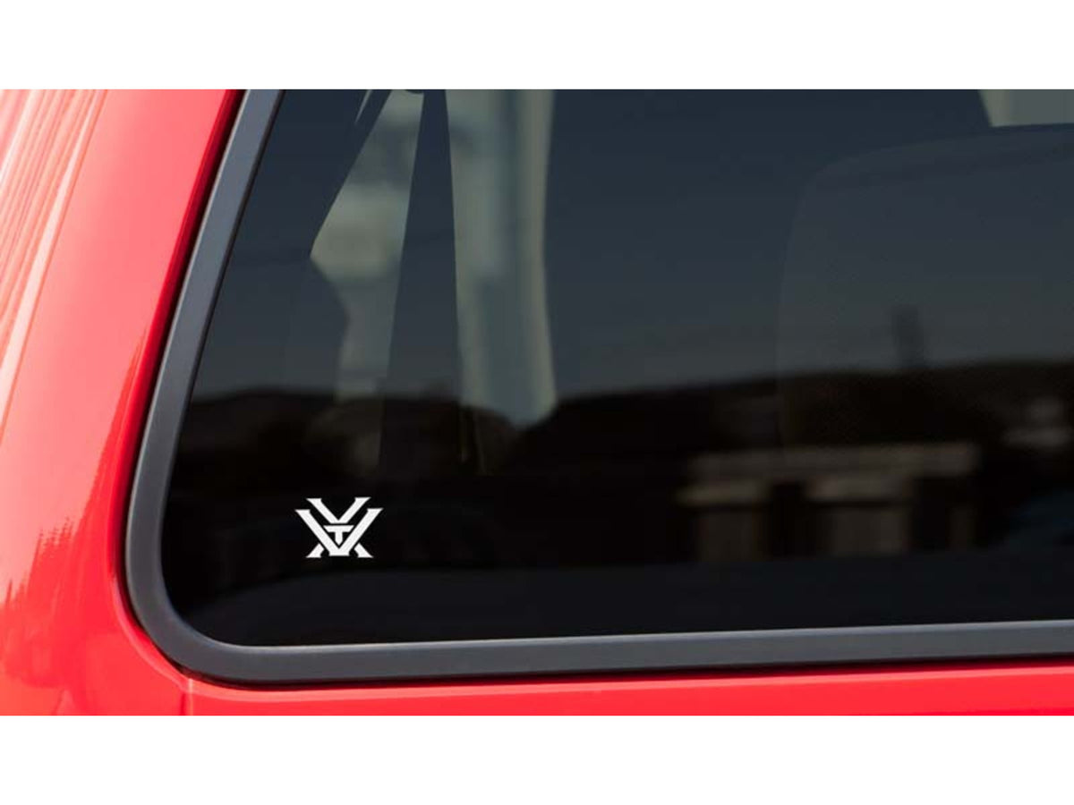 Vortex Small Vinyl Decal White DECAL-SM