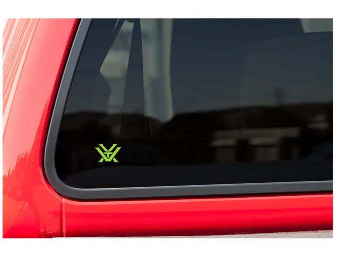 Vortex Small Window Decal Toxic Green DECAL-TGSM