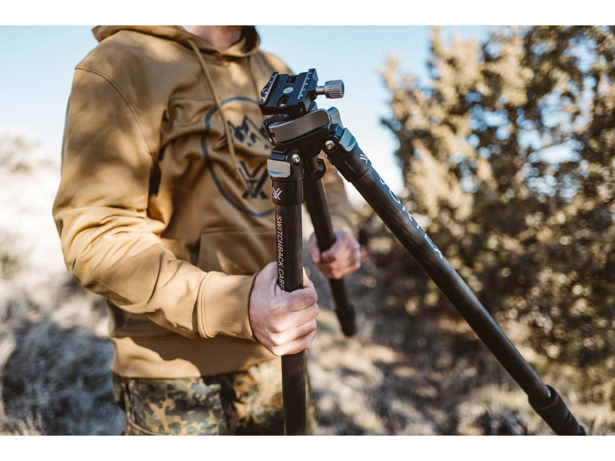 Vortex Switchback Carbon Tripod Kit 5.75x5.75x32.50 Black 29in 4.6lbs TR-SBC