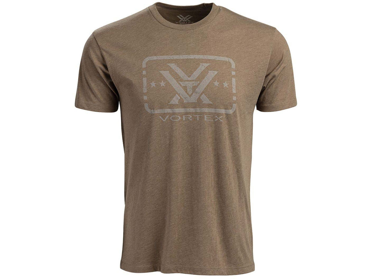 Vortex Trigger Press SS T-Shirt - Men's 2XL Coyote Heather