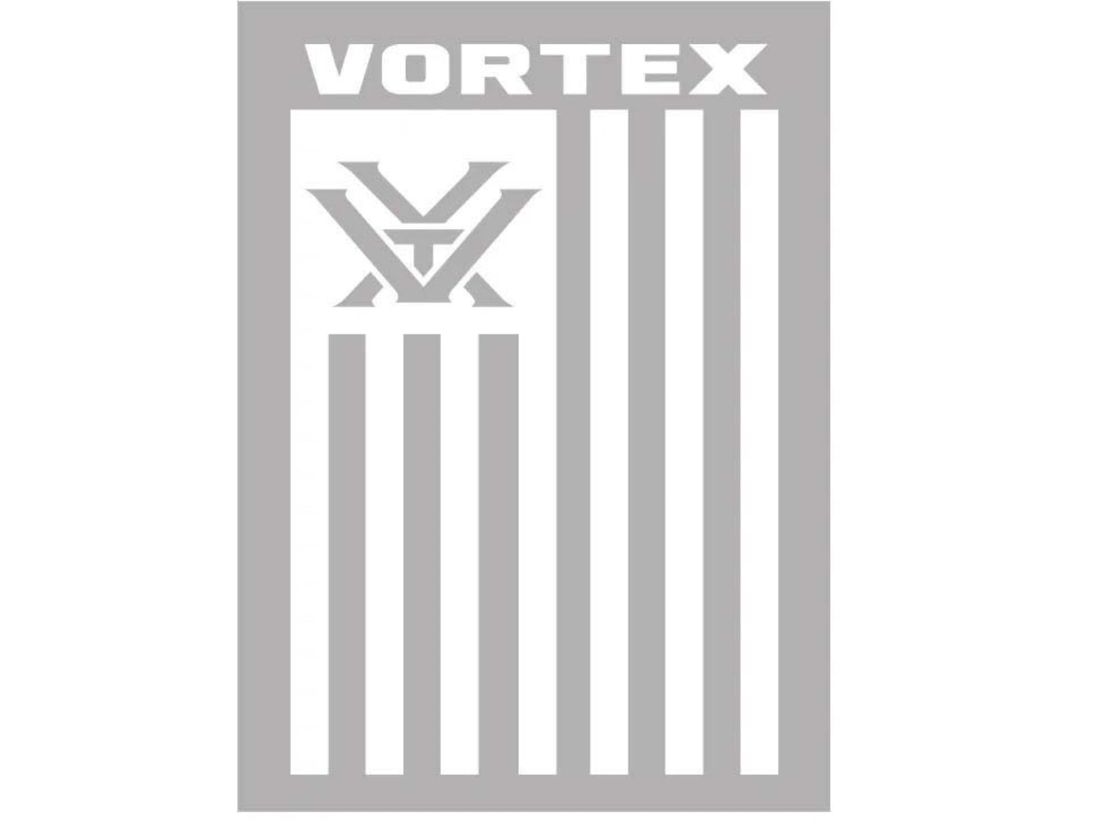 Vortex Vertical Flag Vinyl Decal White DECAL-FLAG