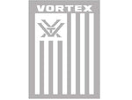 Vortex Vertical Flag Vinyl Decal White DECAL-FLAG