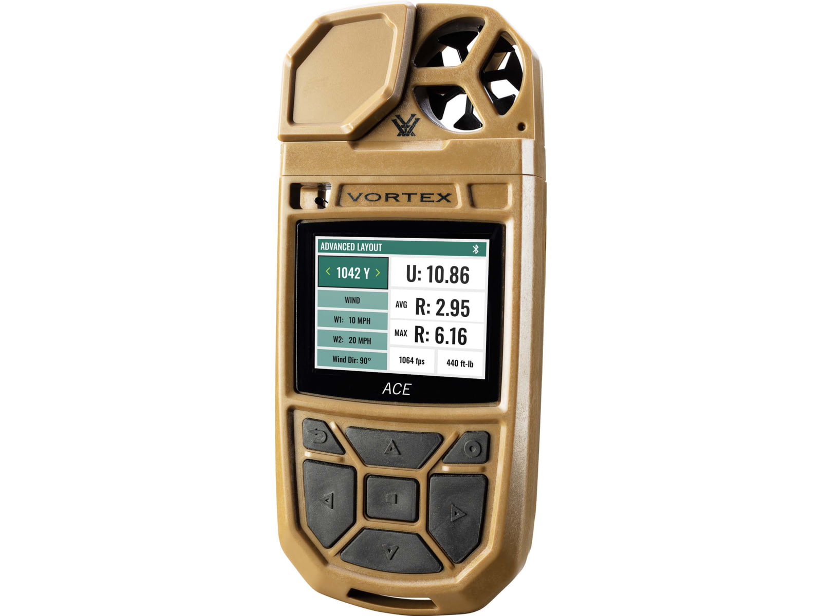 Vortex Ace Ballistic Weather Meter Tan WM-ACE