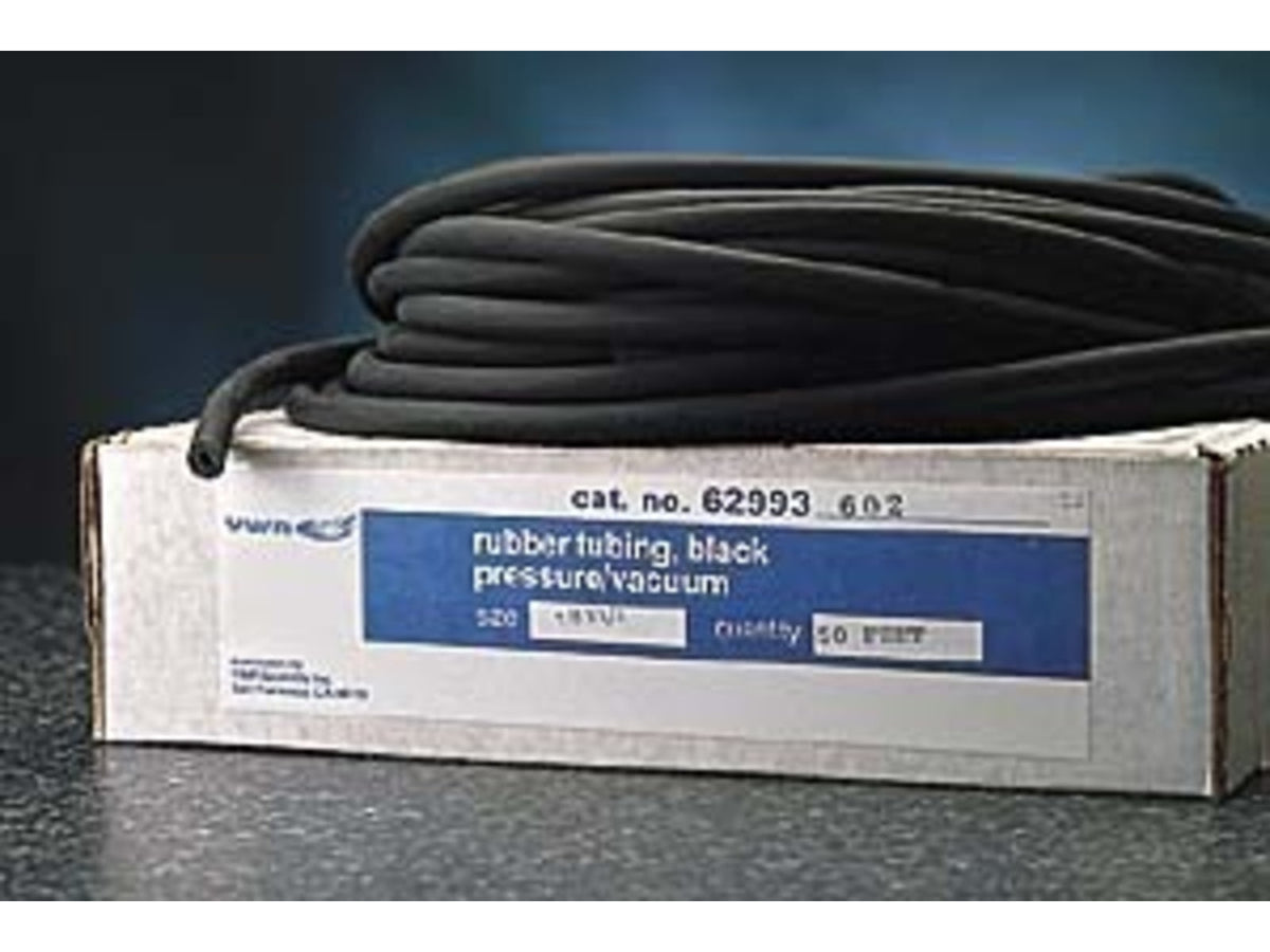 VWR Black Vacuum Rubber Tubing 9766 50" Coil Length