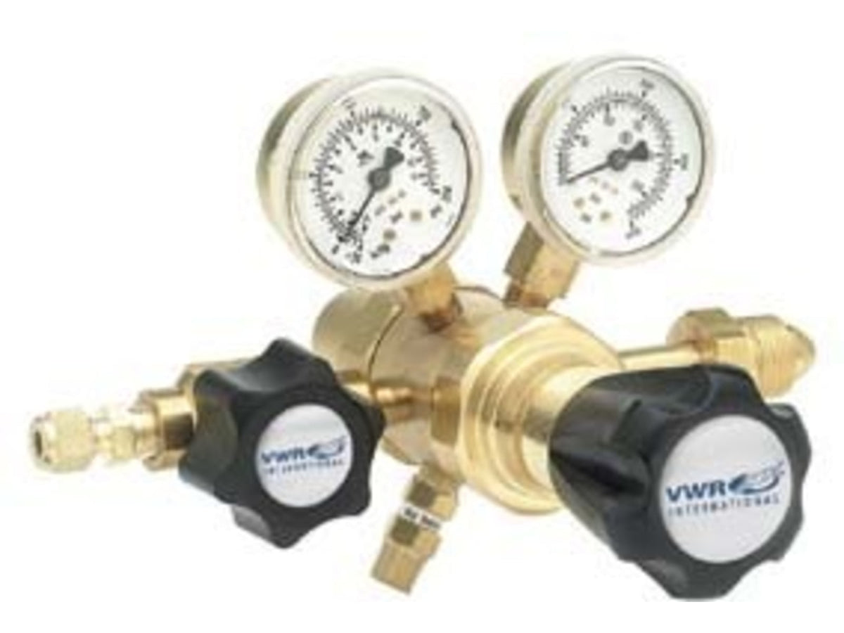 VWR High-Purity Two-Stage Gas Regulators Brass 3300762