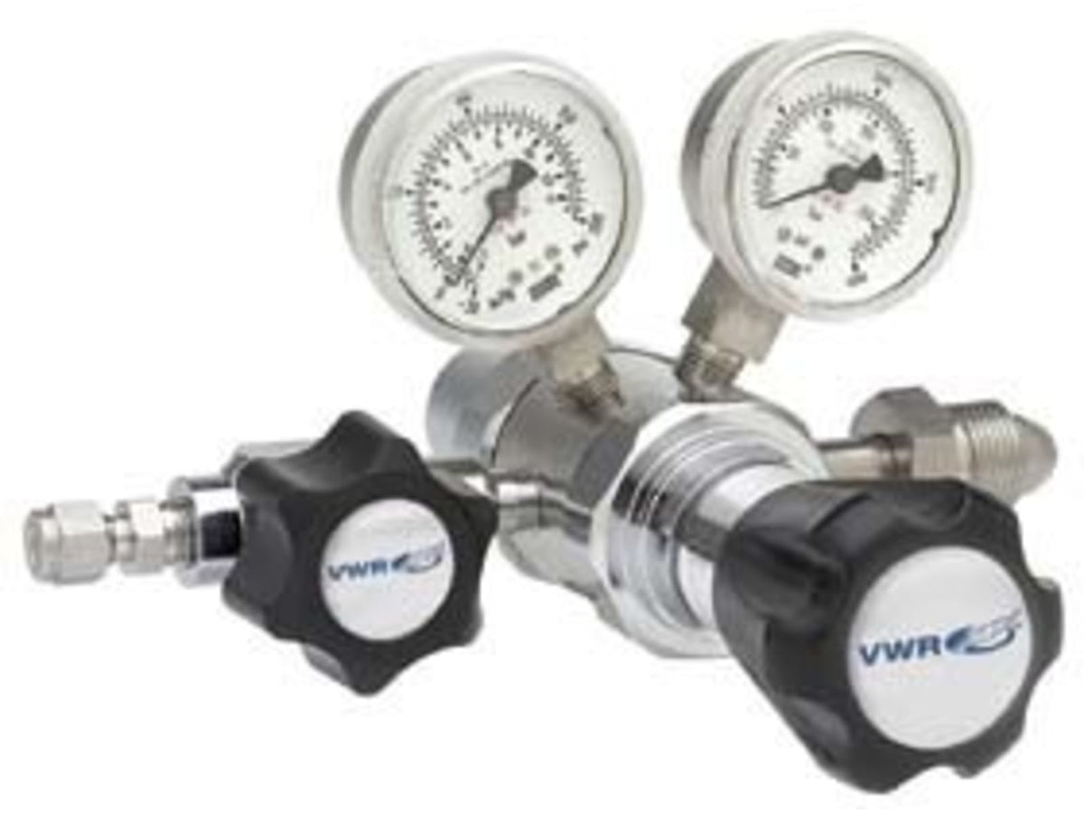 VWR High-Purity Two-Stage Gas Regulators Stainless Steel 3300768