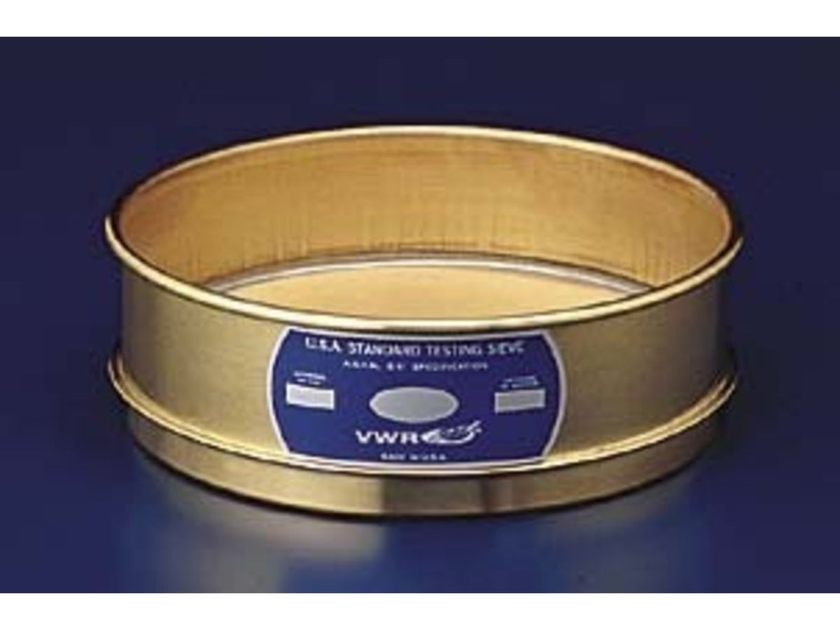 VWR Testing Sieves All Brass 140BB8H Half Height