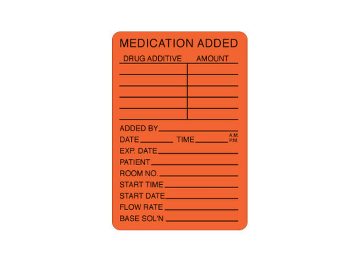 VWR Vwr Label Medication Add 2x3 VWR-L14-C Unit CS