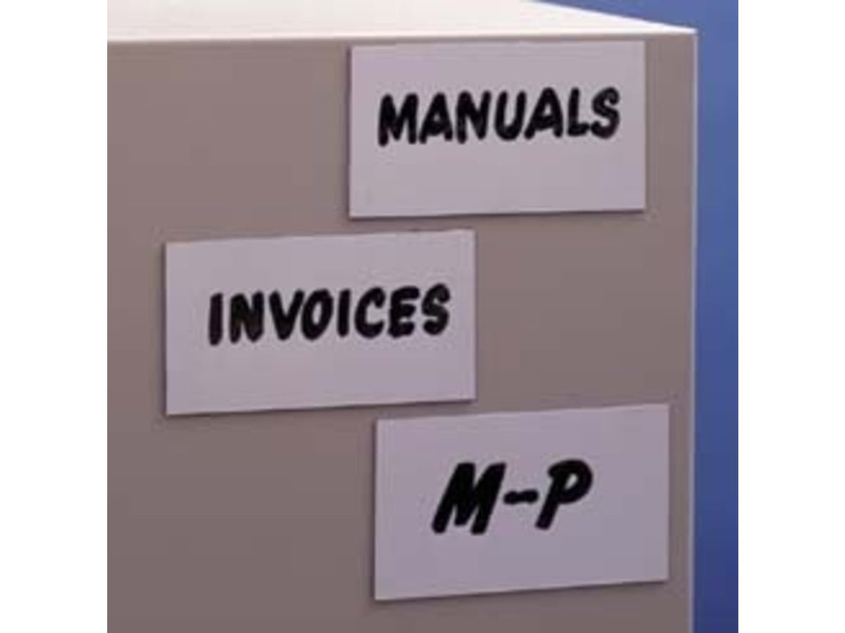 VWR Write-On/Wipe-Off Magnetic Shelf Label Rolls MX-300