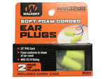 Walkers Blue Corded Passive Foam Ear Plug w/Plastic Case 32 dB NRR 2-Pair Neon Yellow GWP-EPCORD-YL