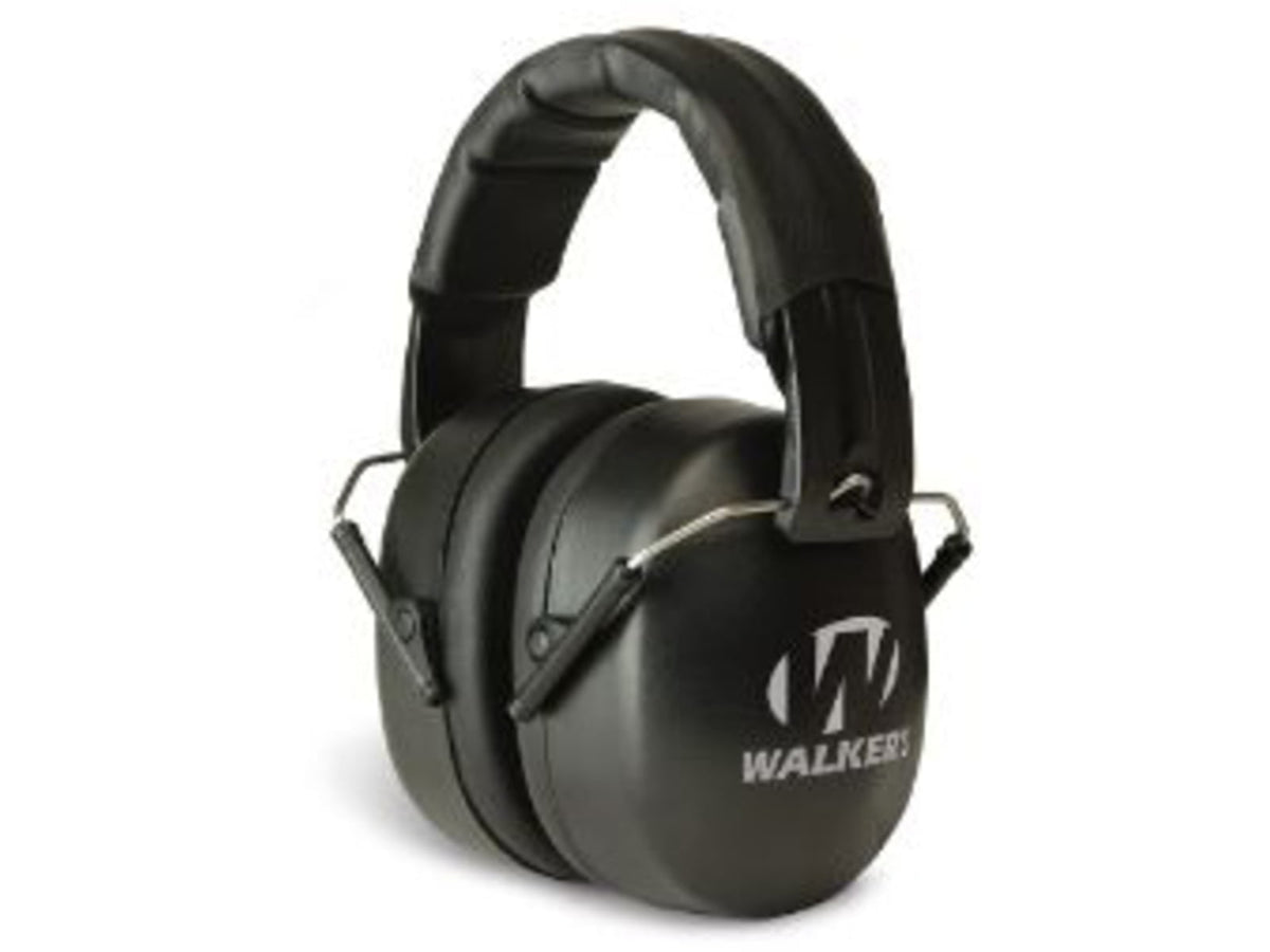Walkers EXT External Folding Range Shooting Ear Muffs 30 dB NRR Black