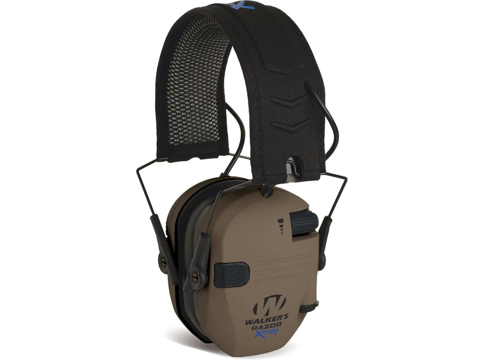 Walkers Razor Digital X-TRM Headband Ear Muff w/2 Microphones Flat Dark Earth GWP-XRSEM-FDE