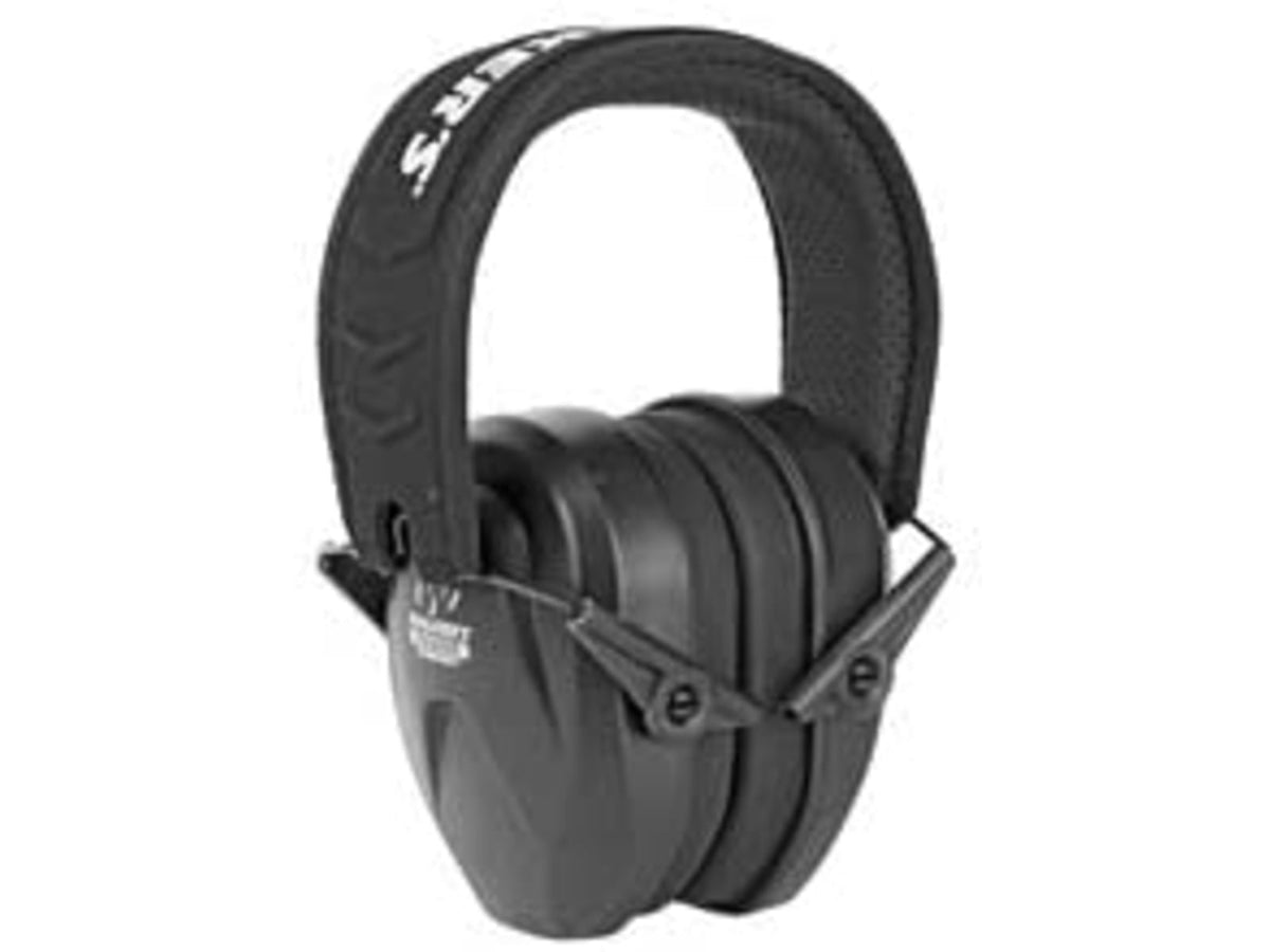 Walkers Razor Youth & Women Compact Passive Ear Muffs25 dB NRR Black GWP-CRPAS