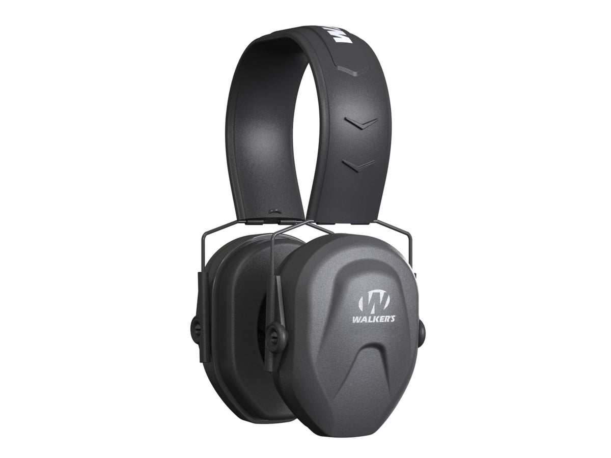 Walkers Razor Youth & Women Compact Passive Ear Muffs25 dB NRR Black GWP-CRPAS