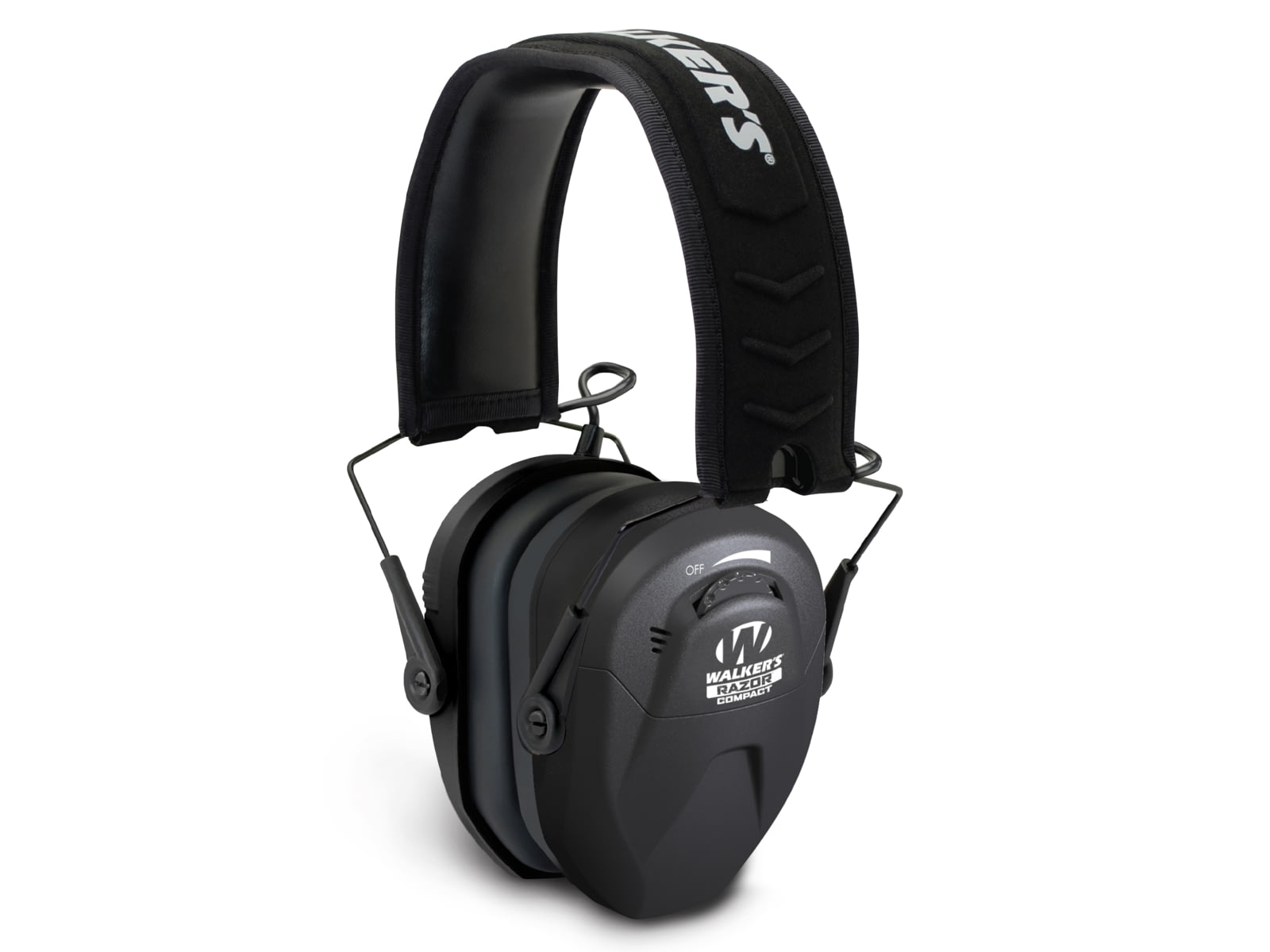 Walkers Razor Compact Electronic Youth & Women Ear Muffs 23 dB NRR Black GWP-CRSEM