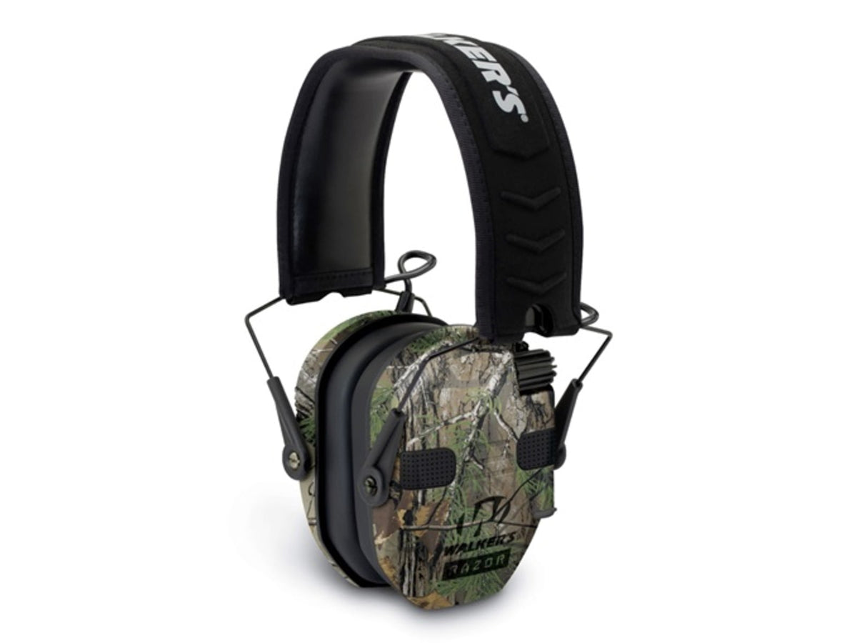 Walkers Razor Slim Electronic Quad Ear Muff Realtree XTRA GWP-RSEQM-CMO