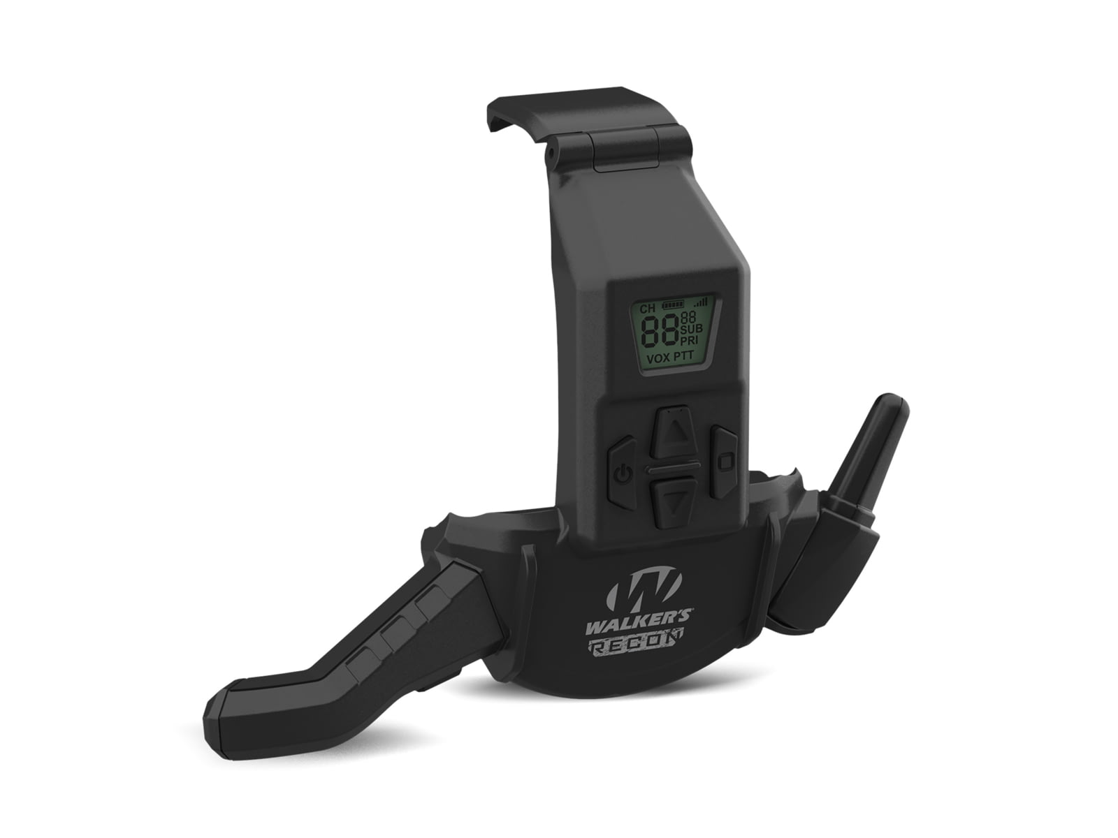 Walker's Recon Hybrid Comms Bluetooth Walkie Talkie Fits Walker Recon Muffs Black GWP-RECM-WT