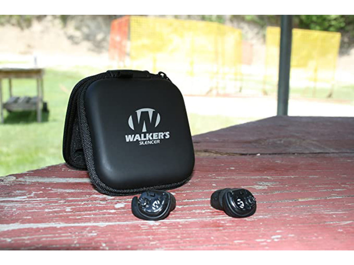 Walkers Silencer In The Ear Plugs Pair 3 Sizes 25 NRR Black GWP-SLCR